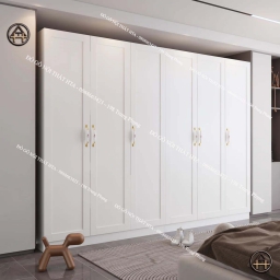 Tủ quần áo 6 cánh lớn Đồ Gỗ Nội Thất HTA