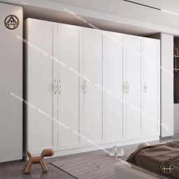 Tủ quần áo 6 cánh lớn Đồ Gỗ Nội Thất HTA