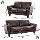 Sofa da bò thật cho phòng khách thêm sang trọng đẳng cấp