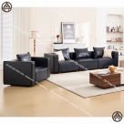 Bộ sofa da cao cấp cho phòng khách HTA