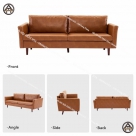 Sofa da bò đẹp cho phòng khách