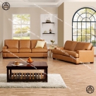 Sofa da bò thật cao cấp cho phòng khách hiện đại