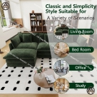 Sofa bọc vải đẹp cho căn hộ đơn giản, hiện đại