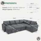 Bộ sofa góc đẹp cho biệt thự