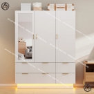 Tủ quần áo trẻ em 3 cánh có gương, sang trọng