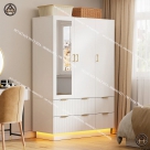 Tủ quần áo trẻ em 3 cánh có gương, sang trọng