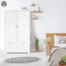 Tủ quần áo trẻ em màu trắng - Giải pháp lưu trữ hiện đại