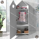 Tủ quần áo trẻ em hình ngôi nhà xinh xắn