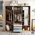 Tủ quần áo trẻ em cửa lùa hiện đại – Thiết kế tối ưu không gian, tiện ích cho bé