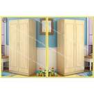 Tủ quần áo trẻ em 2 cánh nhỏ gọn gàng, nhiều ngăn tiện lợi