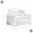 Bộ ghế sofa cho phòng khách phong cách hoài cổ, tinh tế
