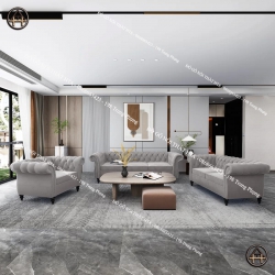 Bộ Ghế sofa bọc vải cao cấp nâng tầm không gian sống
