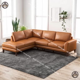Bộ sofa da góc sang trọng, đẳng cấp