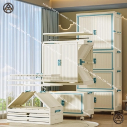 Tủ quần áo trẻ em lắp ghép nhiều tầng tiện lợi