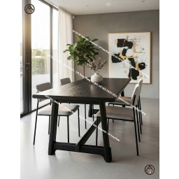 Bàn ăn gỗ sồi nhập khẩu cao cấp