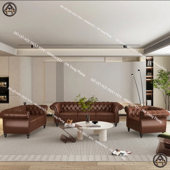 Bộ ghế sofa da cao cấp hot 2026