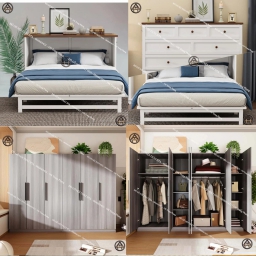 COMBO TIỆN LỢI | GIƯỜNG NGỦ THÔNG MINH & TỦ QUẦN ÁO LỚN HTA