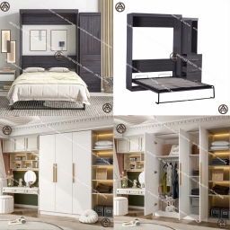 COMBO TIẾT KIỆM KHÔNG GIAN | GIƯỜNG NGỦ NGĂN KÉO & TỦ QUẦN ÁO KỊCH TRẦN HTA