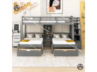 Tổng hợp 50+ mẫu giường tầng đôi thông minh cho gia đình đông con tại Đồ gỗ nội thất HTA