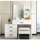 COMBO HIỆN ĐẠI | GIƯỜNG KIỂU TATAMI, TỦ QUẦN ÁO GỖ & BÀN TRANG ĐIỂM KÈM TAB ĐẦU GIƯỜNG