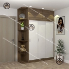 COMBO TỐI ƯU | GIƯỜNG GẤP THÔNG MINH KÈM TỦ & TỦ QUẦN ÁO GỖ MDF