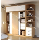 COMBO TỐI GIẢN | GIƯỜNG NGỦ BỆT KIỂU NHẬT CAO CẤP & TỦ QUẦN ÁO CỬA TRƯỢT