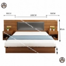 COMBO TỐI GIẢN | GIƯỜNG NGỦ BỆT KIỂU NHẬT CAO CẤP & TỦ QUẦN ÁO CỬA TRƯỢT