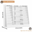 COMBO CHO BÉ 5-15 TUỔI | GIƯỜNG TẦNG & TỦ SÁCH 5 TẦNG