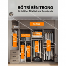 COMBO THÔNG MINH | GIƯỜNG ĐA NĂNG, TỦ QUẦN ÁO & BÀN TRANG ĐIỂM