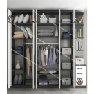 COMBO GỌN NHẸ | GIƯỜNG SOFA ĐA NĂNG & TỦ QUẦN ÁO TRẮNG ĐẸP HTA