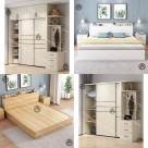 COMBO BỀN ĐẸP | GIƯỜNG NGỦ GỖ CÔNG NGHIỆP & TỦ QUẦN ÁO ĐỤNG TRẦN