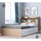 COMBO ĐA NĂNG | GIƯỜNG NGỦ GỖ & TỦ QUẦN ÁO GỖ KÈM BÀN TRANG ĐIỂM