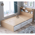 COMBO ĐA NĂNG | GIƯỜNG NGỦ GỖ & TỦ QUẦN ÁO GỖ KÈM BÀN TRANG ĐIỂM