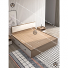 COMBO CHUNG CƯ | GIƯỜNG HỘP GỖ CÔNG NGHIỆP & TỦ QUẦN ÁO KÍNH ĐẸP