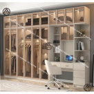 COMBO CHUNG CƯ | GIƯỜNG HỘP GỖ CÔNG NGHIỆP & TỦ QUẦN ÁO KÍNH ĐẸP