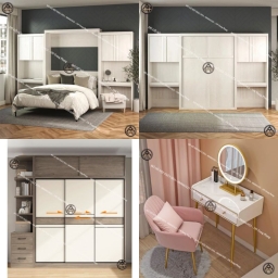 COMBO THÔNG MINH | GIƯỜNG ĐA NĂNG, TỦ QUẦN ÁO & BÀN TRANG ĐIỂM