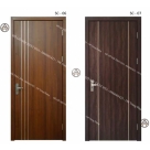 Cửa gỗ composite soi chỉ dọc tinh tế Đồ Gỗ Nội Thất HTA