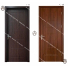 Cửa gỗ composite soi huỳnh âm CNC ô vuông sang trọng Đồ Gỗ Nội Thất HTA