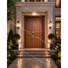 Cửa gỗ composite 2 cánh soi chỉ lựa chọn cho cửa chính đẳng cấp, hiện đại Đồ Gỗ Nội Thất HTA