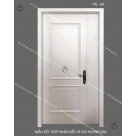 Cửa gỗ composite 2 cánh ốp phào nổi điểm nhấn tân cổ điển cho ngôi nhà cao cấp Đồ Gỗ Nội Thất HTA