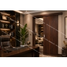 Cửa lùa gỗ composite cánh phẳng đơn giản, tiện nghi, bền bỉ Đồ Gỗ Nội Thất HTA