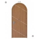 Cửa gỗ composite hình vòm phẳng vẻ đẹp mềm mại, tinh tế cho không gian Đồ Gỗ Nội Thất HTA