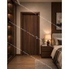Cửa gỗ công nghiệp Melamine/Laminate cánh phẳng đẹp bền bỉ với thời gian Đồ Gỗ Nội Thất HTA