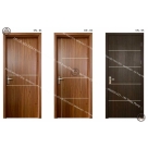 Cửa gỗ công nghiệp Melamine/Laminate soi chỉ ngang điểm xuyết nét tinh tế cho ngôi nhà Đồ Gỗ Nội Thất HTA
