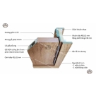 Cửa gỗ công nghiệp Melamine/Laminate soi chỉ dọc vẻ đẹp thanh thoát, hiện đại Đồ Gỗ Nội Thất HTA
