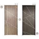 Cửa gỗ công nghiệp Melamine/Laminate soi chỉ hình học phá cách và độc đáo cho không gian Đồ Gỗ Nội Thất HTA