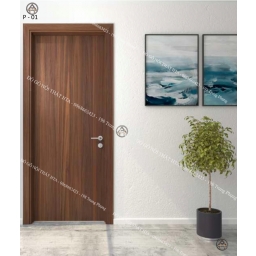 Cửa gỗ công nghiệp Melamine/Laminate cánh phẳng đẹp bền bỉ với thời gian Đồ Gỗ Nội Thất HTA