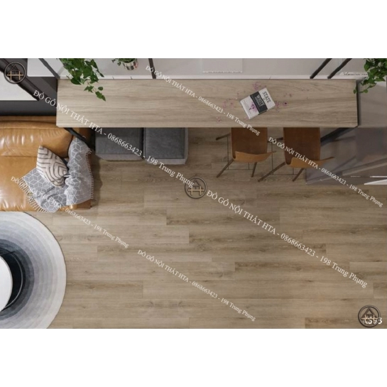 Sàn Gỗ Công Nghiệp HDF Lát Thẳng Kansas Dày Chắc Và Đẳng Cấp Đồ Gỗ Nội Thất HTA