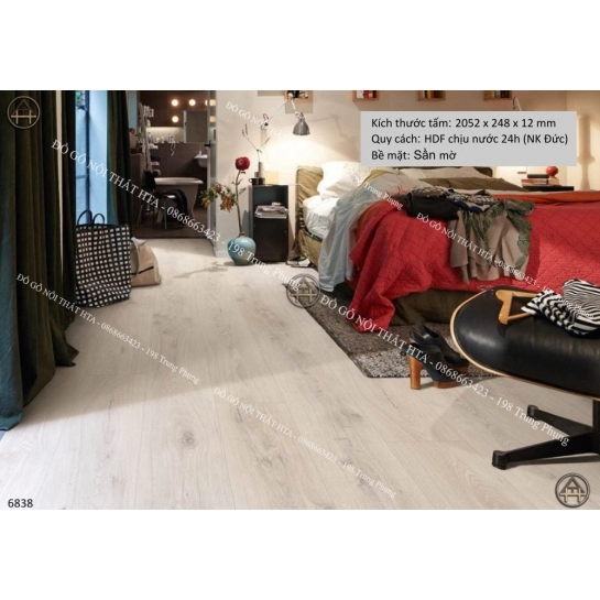 Sàn Gỗ Công Nghiệp HDF Lát Thẳng Meister (NK Đức) Đẳng Cấp Châu Âu Chịu Nước 24H Đồ Gỗ Nội Thất HTA